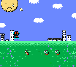 The sun sheds a tear of joy.